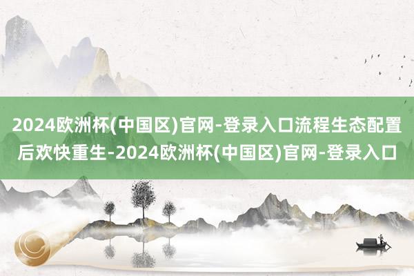 2024欧洲杯(中国区)官网-登录入口流程生态配置后欢快重生-2024欧洲杯(中国区)官网-登录入口