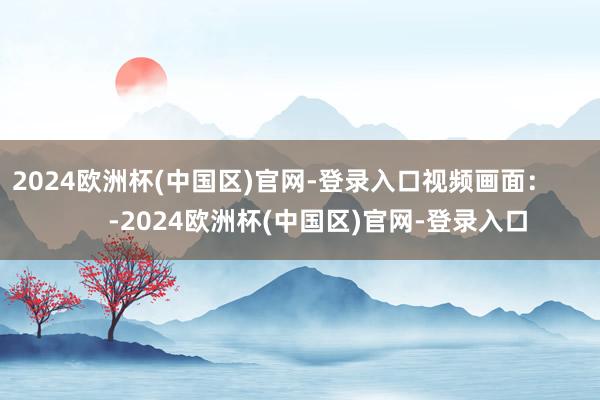 2024欧洲杯(中国区)官网-登录入口视频画面：          -2024欧洲杯(中国区)官网-登录入口
